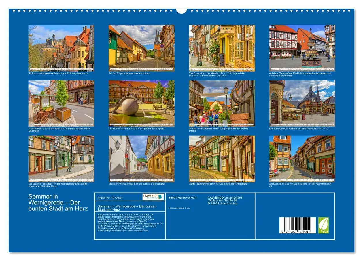 Bild: 9783457587591 | Sommer in Wernigerode - Der bunten Stadt am Harz (hochwertiger...