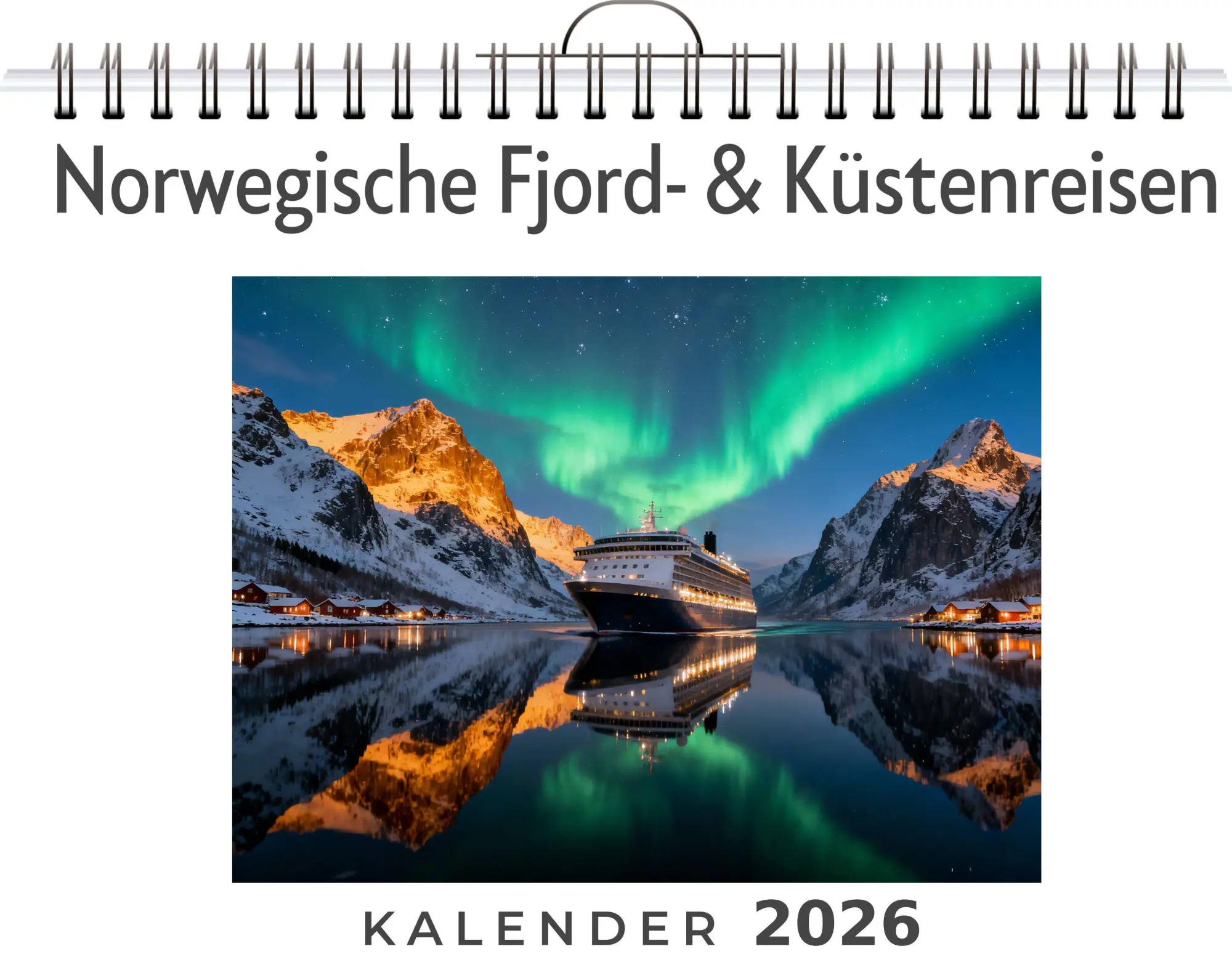 Cover: 9783695327591 | Norwegische Fjord- &amp; Küstenreisen | Jonah Friedrich | Kalender | 2026