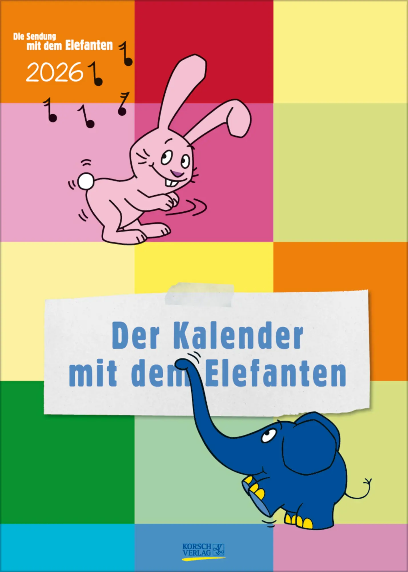 Cover: 9783731887591 | Der Kalender mit dem Elefanten 2026 | Verlag Korsch | Kalender | 14 S.