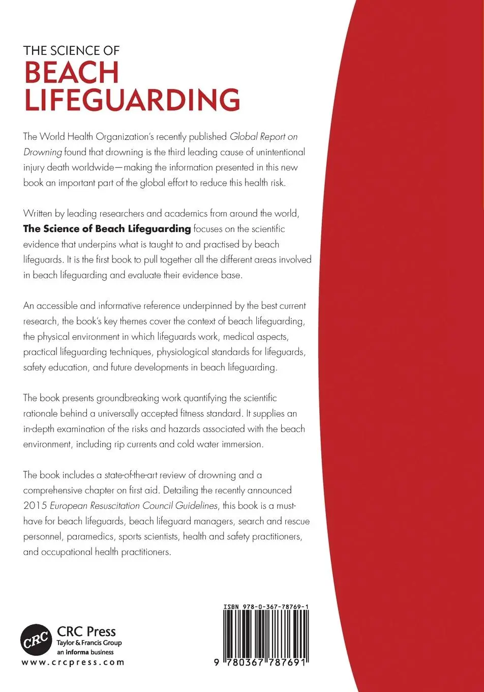 Rückseite: 9780367787691 | The Science of Beach Lifeguarding | Mike Tipton (u. a.) | Taschenbuch