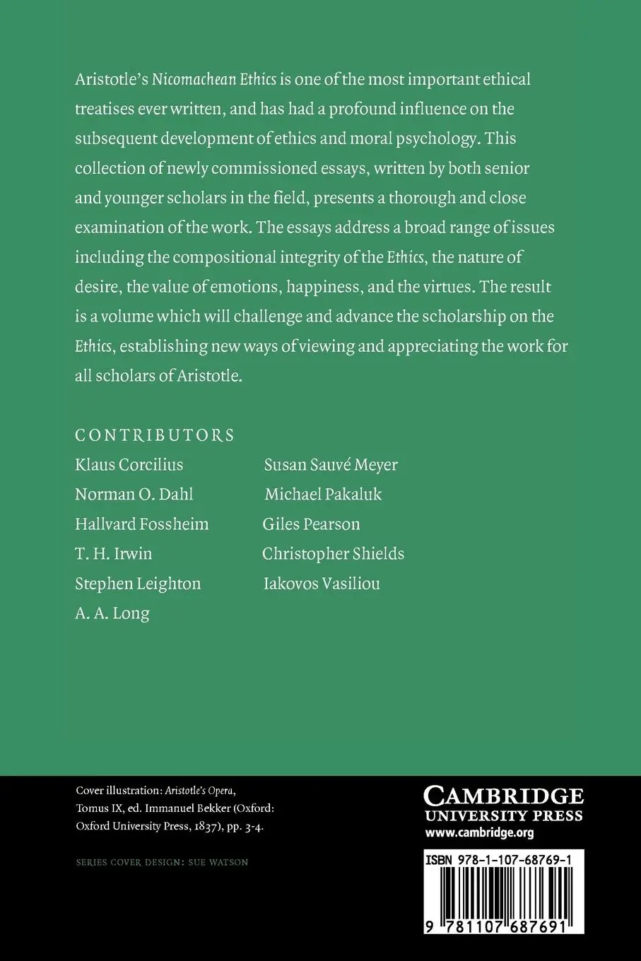 Rückseite: 9781107687691 | Aristotle's Nicomachean Ethics | A Critical Guide | Jon Miller | Buch