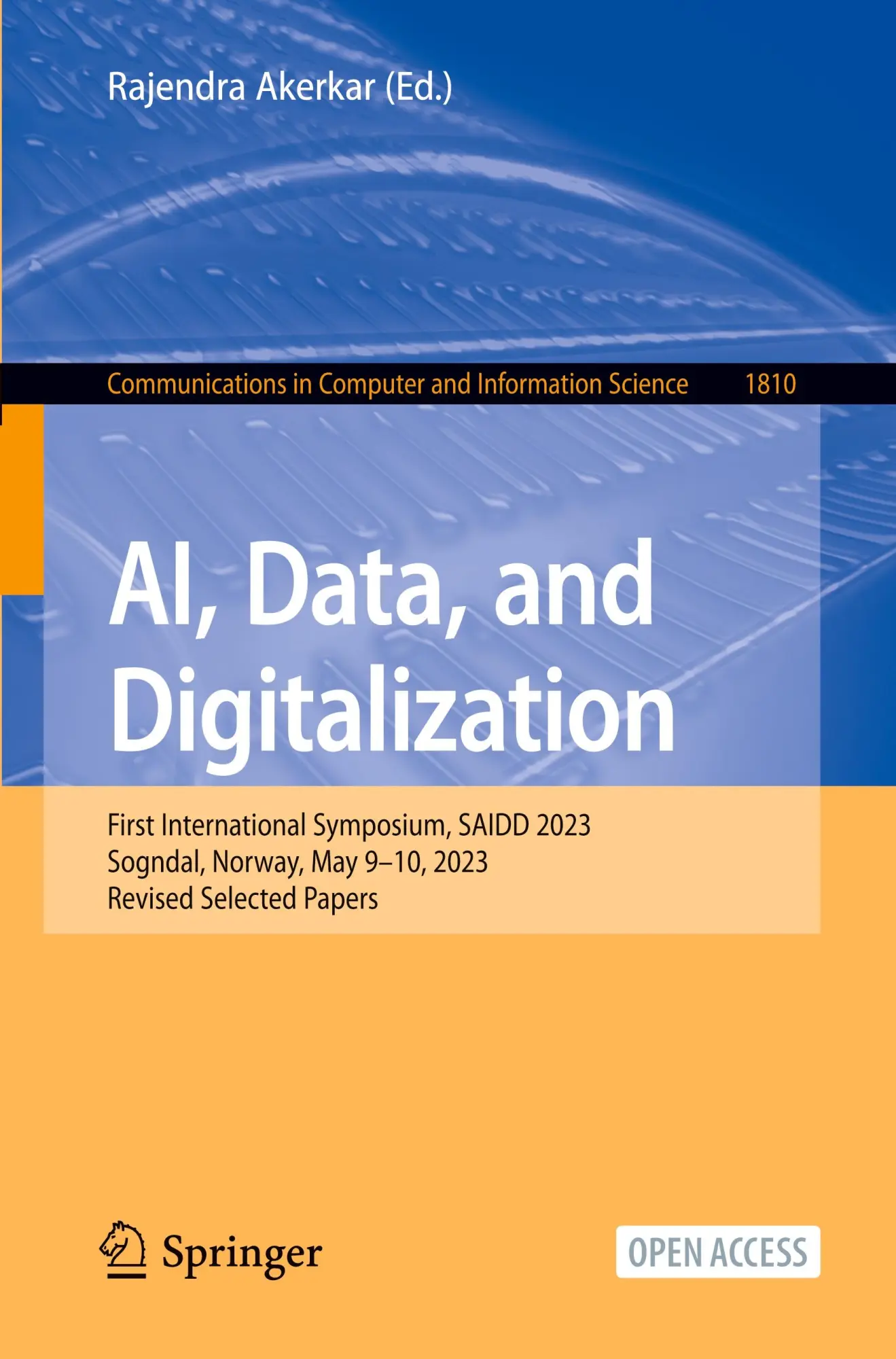 Cover: 9783031537691 | AI, Data, and Digitalization | Rajendra Akerkar | Taschenbuch | x