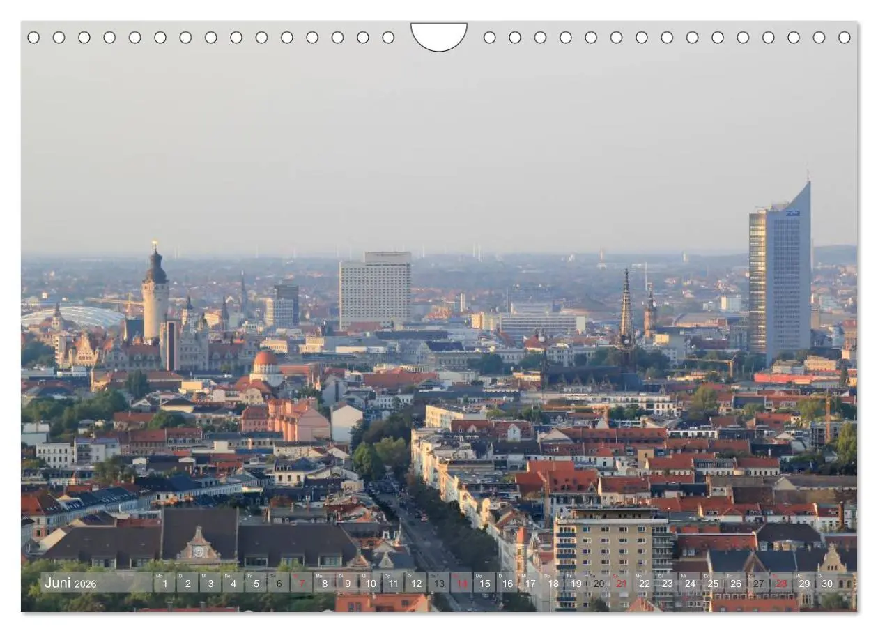 Bild: 9783516117691 | Über den Dächern von Leipzig (Wandkalender 2026 DIN A4 quer),...