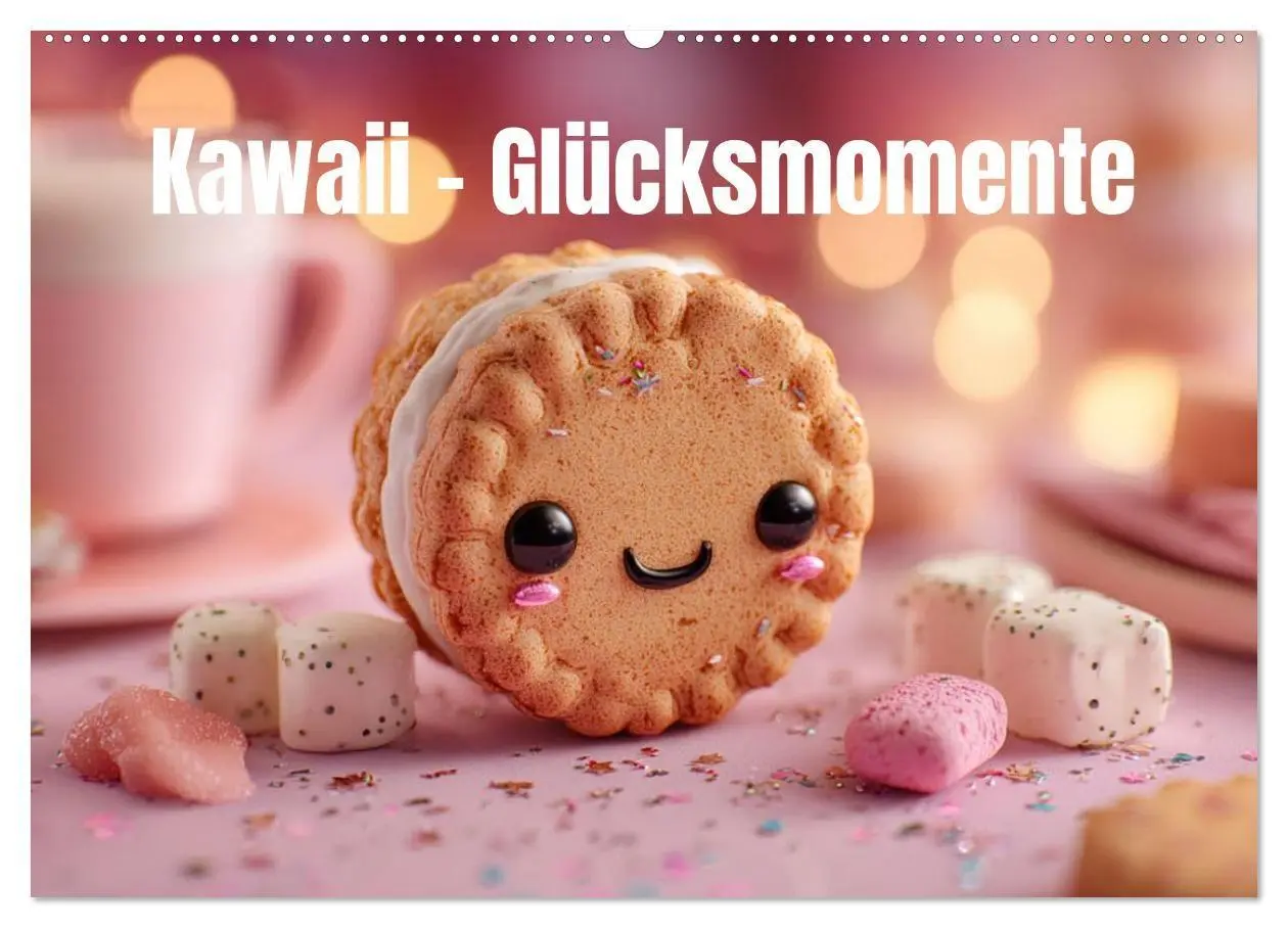 Cover: 9783516737691 | Kawaii-Glücksmomente (Wandkalender 2026 DIN A2 quer), CALVENDO...