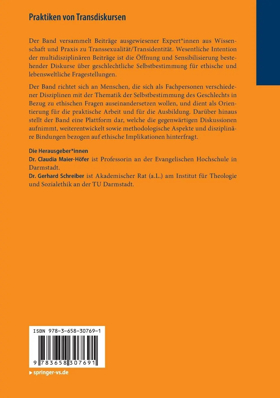 Rückseite: 9783658307691 | Praktiken von Transdiskursen | Ein multidisziplinärer Zugang | Buch