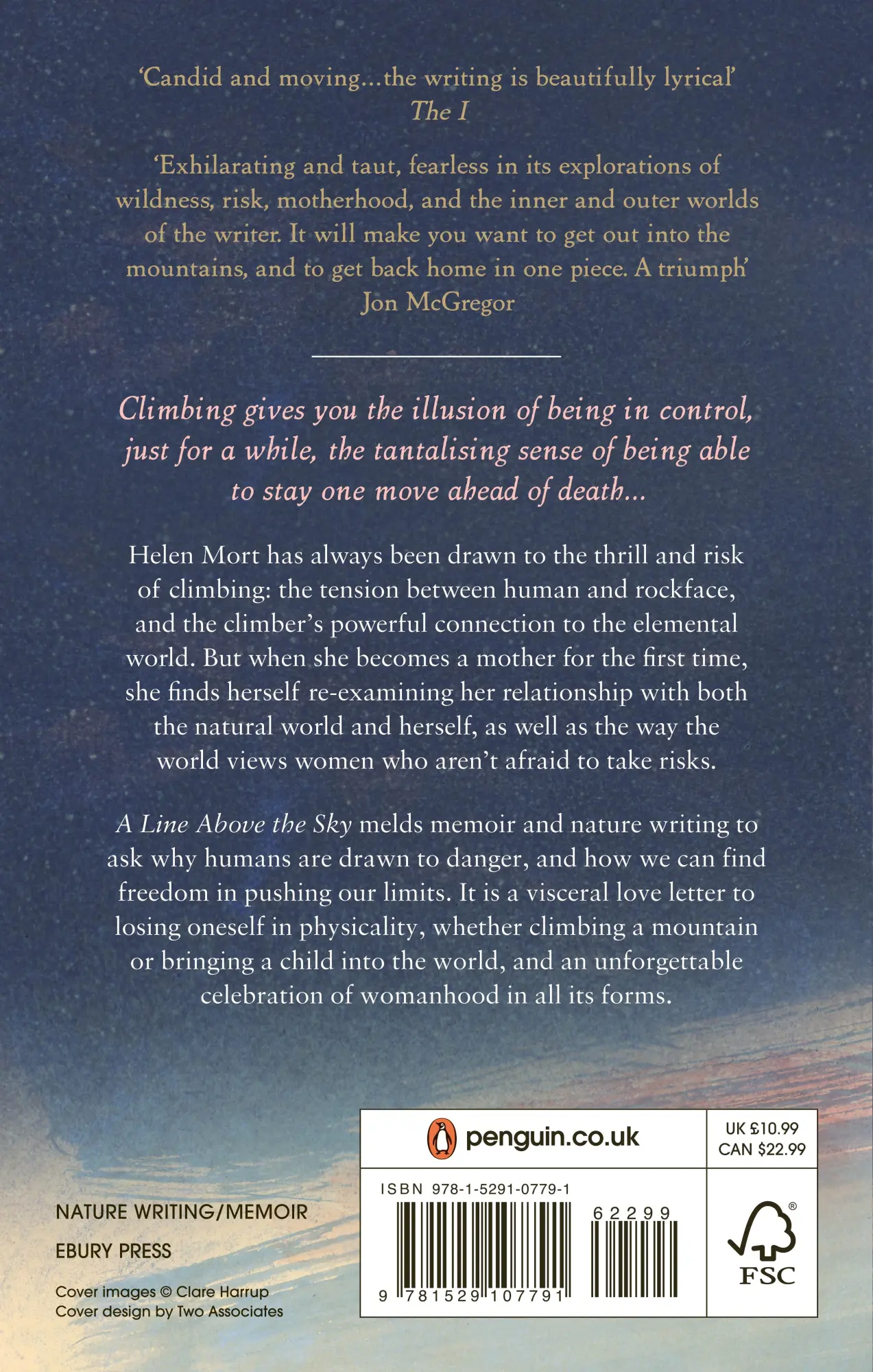 Rückseite: 9781529107791 | A Line Above the Sky | On Mountains and Motherhood | Helen Mort | Buch