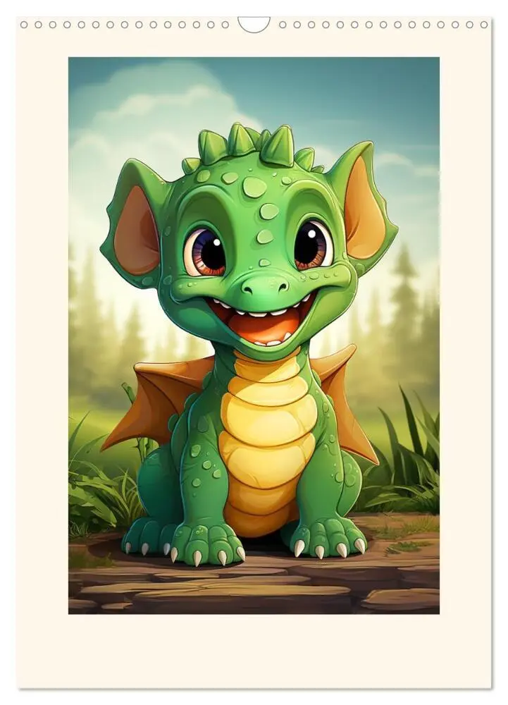 Bild: 9783435857791 | Happy Dinos (Wandkalender 2025 DIN A3 hoch), CALVENDO Monatskalender