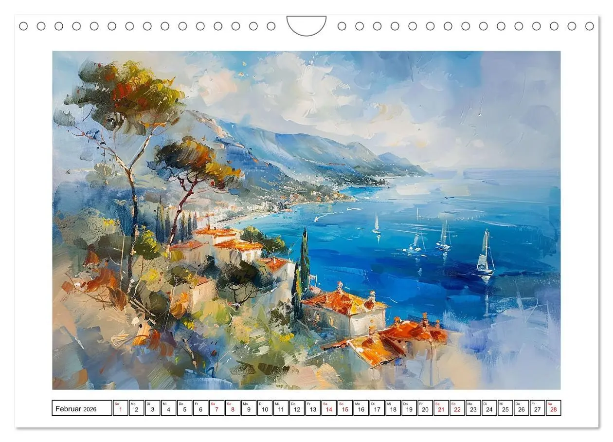 Bild: 9783457327791 | Toskana bis Provence (Wandkalender 2026 DIN A4 quer), CALVENDO...