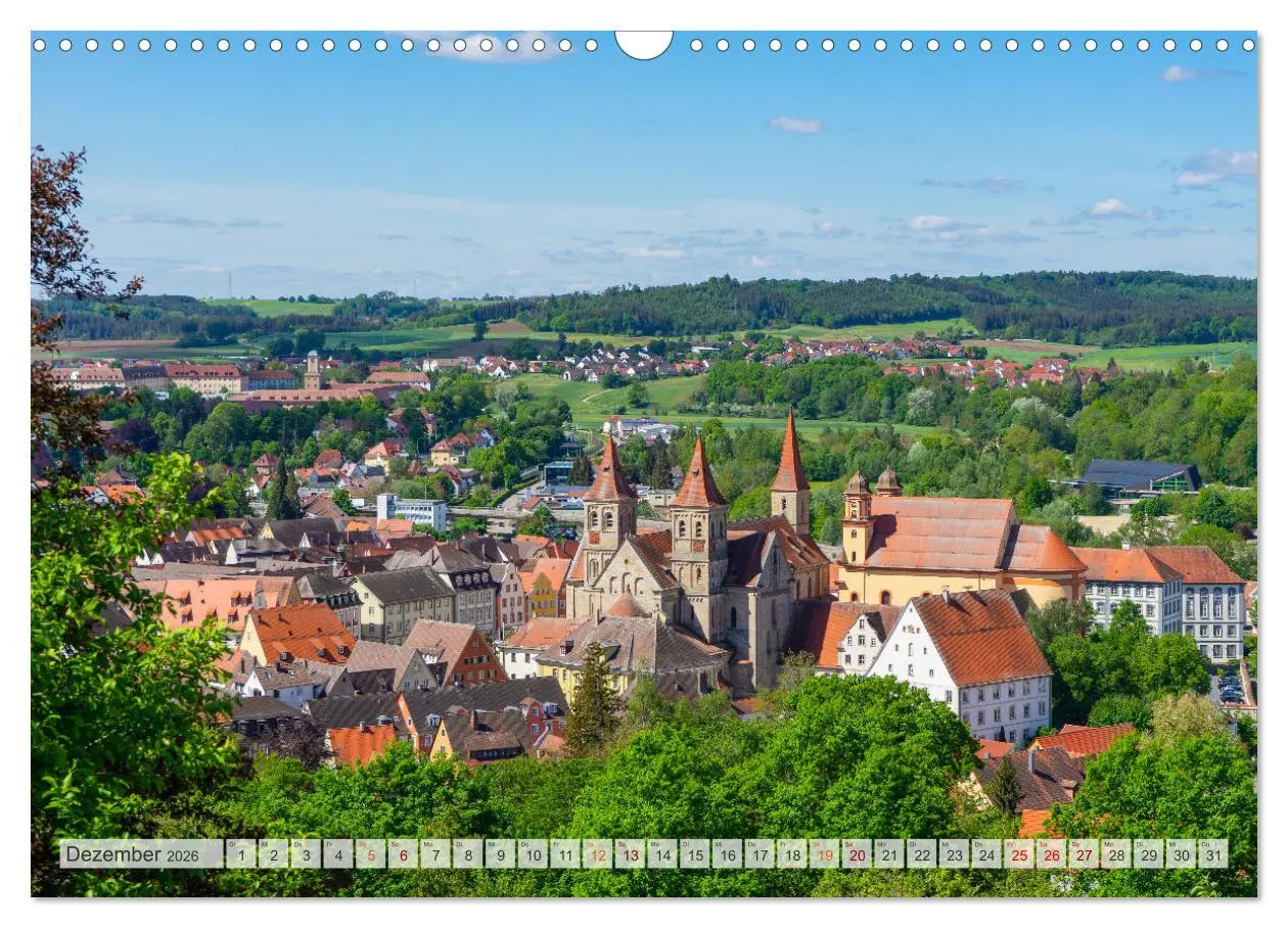 Bild: 9783457637791 | Ellwangen Impressionen (Wandkalender 2026 DIN A3 quer), CALVENDO...