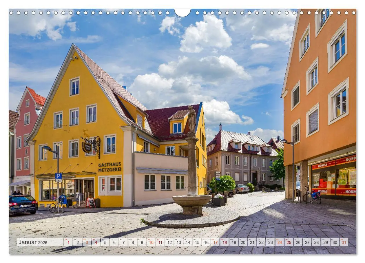 Bild: 9783457637791 | Ellwangen Impressionen (Wandkalender 2026 DIN A3 quer), CALVENDO...