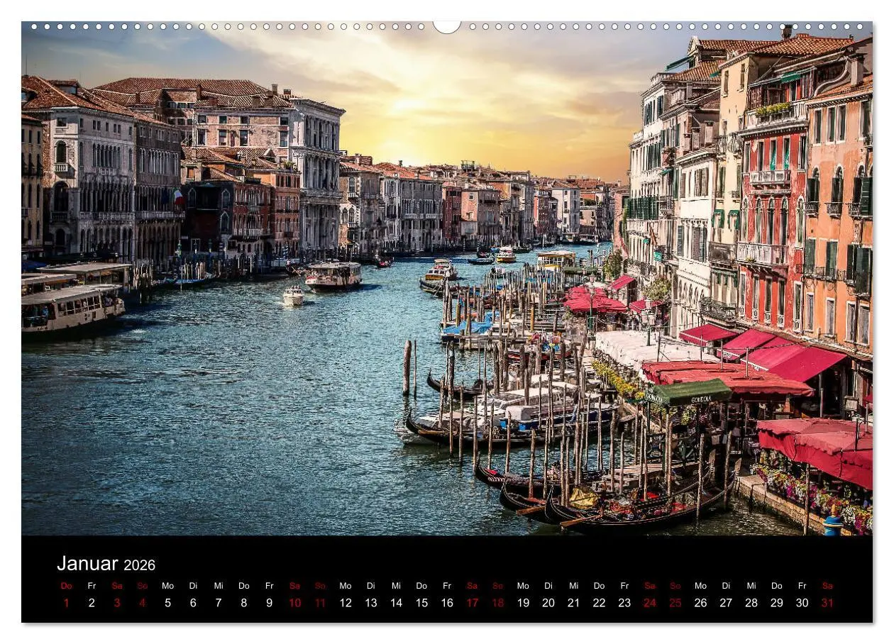 Bild: 9783457877791 | Momenti di Venezia - Venezianische Momente (Wandkalender 2026 DIN...