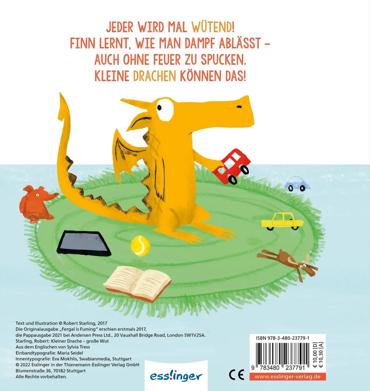 Rückseite: 9783480237791 | Kleiner Drache Finn: Kleiner Drache, große Wut | Robert Starling