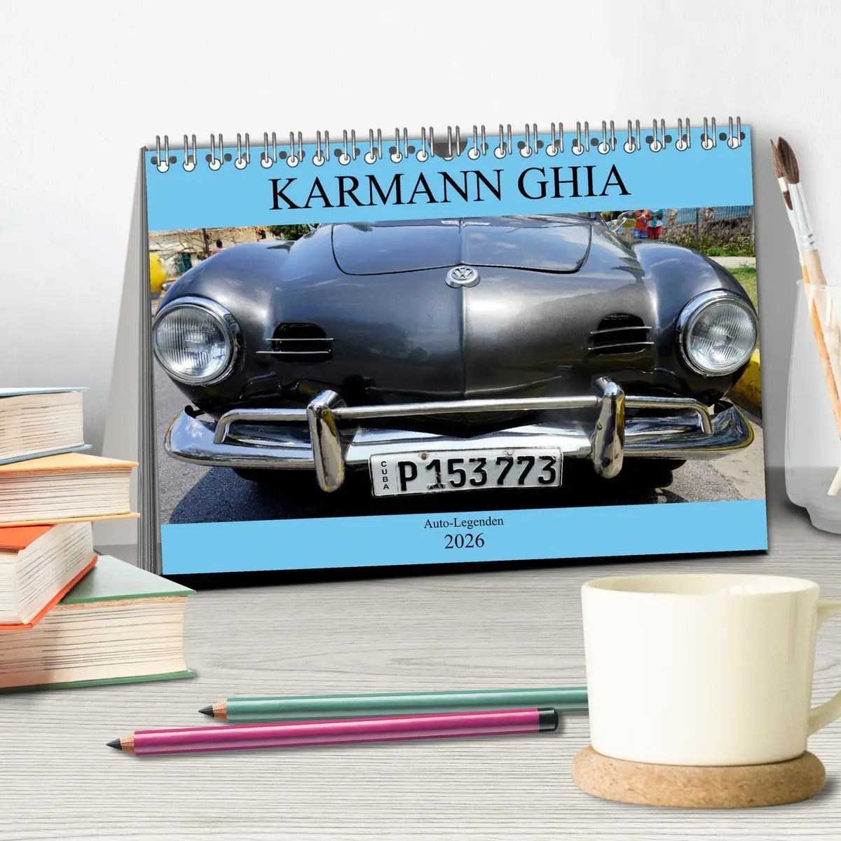 Bild: 9783516037791 | KARMANN GHIA - Auto-Legenden (Tischkalender 2026 DIN A5 quer),...