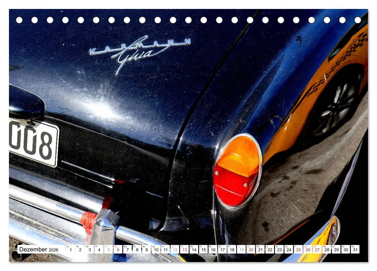Bild: 9783516037791 | KARMANN GHIA - Auto-Legenden (Tischkalender 2026 DIN A5 quer),...