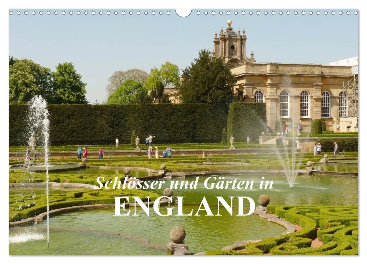 Cover: 9783569747791 | Schlösser und Gärten in England (Wandkalender 2027 DIN A3 quer),...