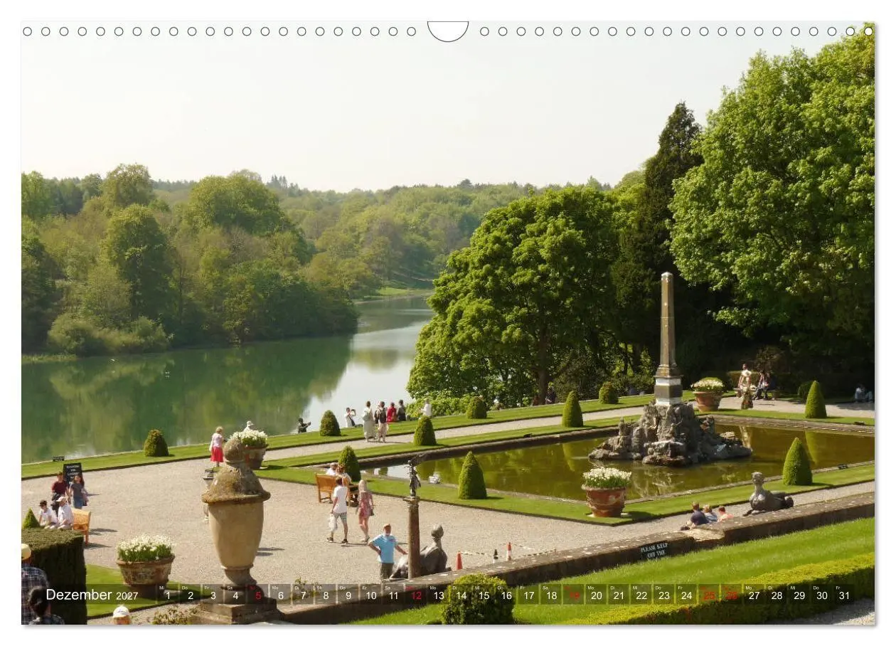 Bild: 9783569747791 | Schlösser und Gärten in England (Wandkalender 2027 DIN A3 quer),...