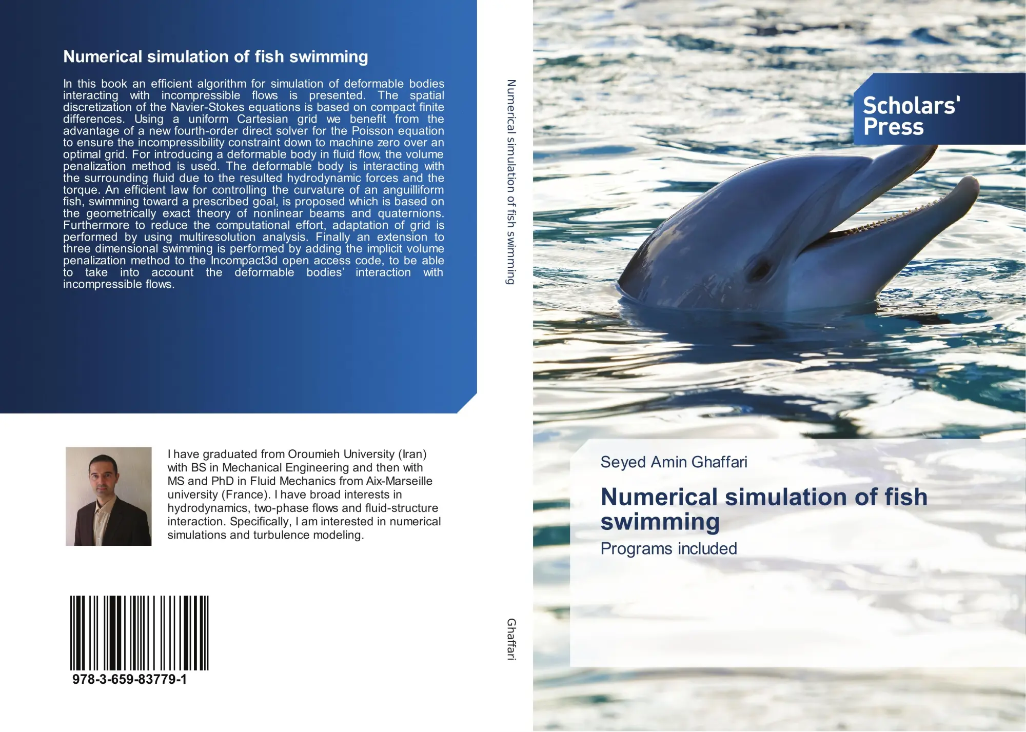 Cover: 9783659837791 | Numerical simulation of fish swimming | Programs included | Ghaffari