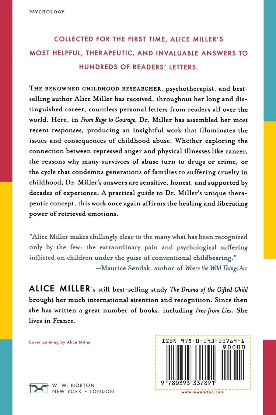 Rückseite: 9780393337891 | From Rage to Courage | Answers to Readers' Letters | Alice Miller