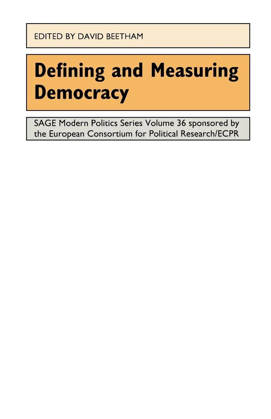 Cover: 9780803977891 | Defining and Measuring Democracy | David Beetham | Taschenbuch | 1994