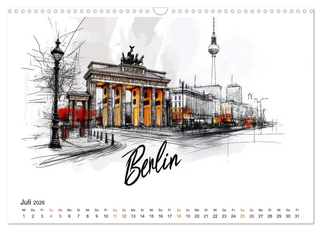 Bild: 9783457247891 | Europas Städte - ein Kalender für Entdecker (Wandkalender 2026 DIN...