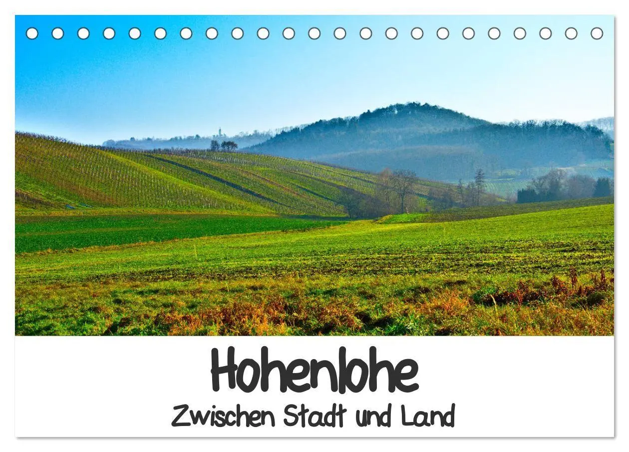 Cover: 9783569597891 | Hohenlohe - Zwischen Stadt und Land (Tischkalender 2027 DIN A5...