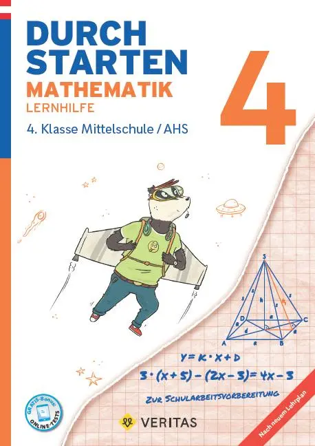 Cover: 9783710137891 | Durchstarten 4. Klasse - Mathematik Mittelschule/AHS - Lernhilfe | Olf