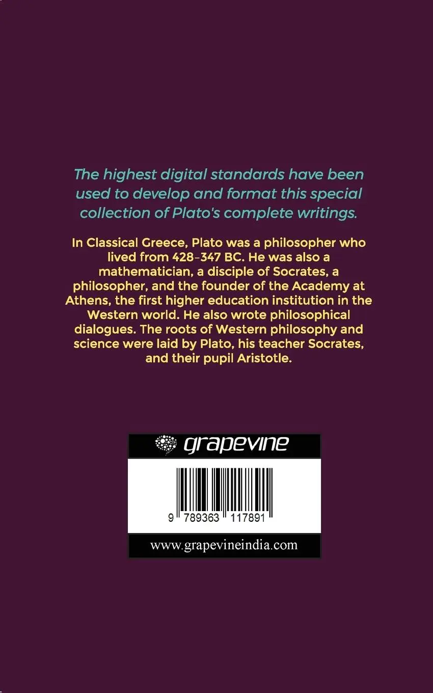 Rückseite: 9789363117891 | Plato | Complete Works | Plato | Taschenbuch | Englisch | 2024