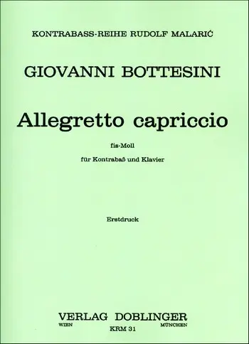 Allegretto capriccio fis-Moll für Kontrabaß und Klavier