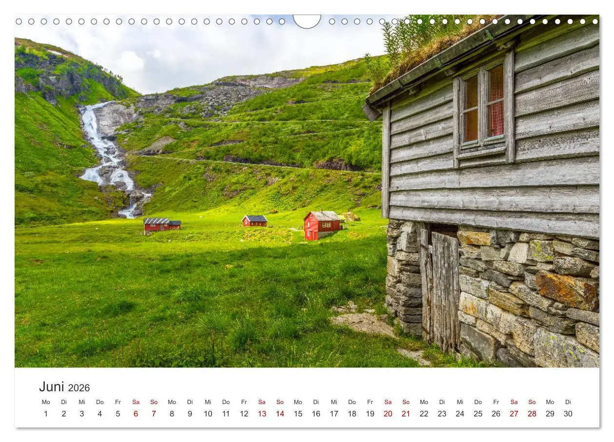 Bild: 9783457927991 | Wasserfälle in Norwegen (Wandkalender 2026 DIN A3 quer), CALVENDO...