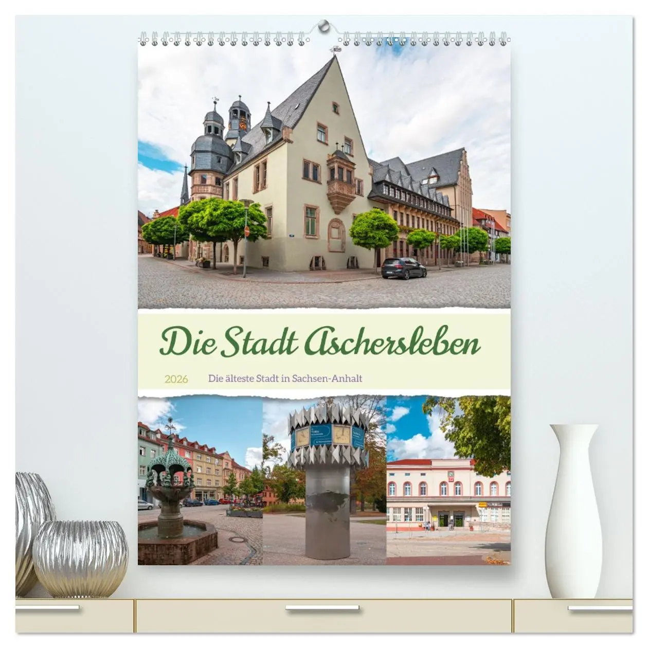 Cover: 9783516327991 | Die Stadt Aschersleben (hochwertiger Premium Wandkalender 2026 DIN...