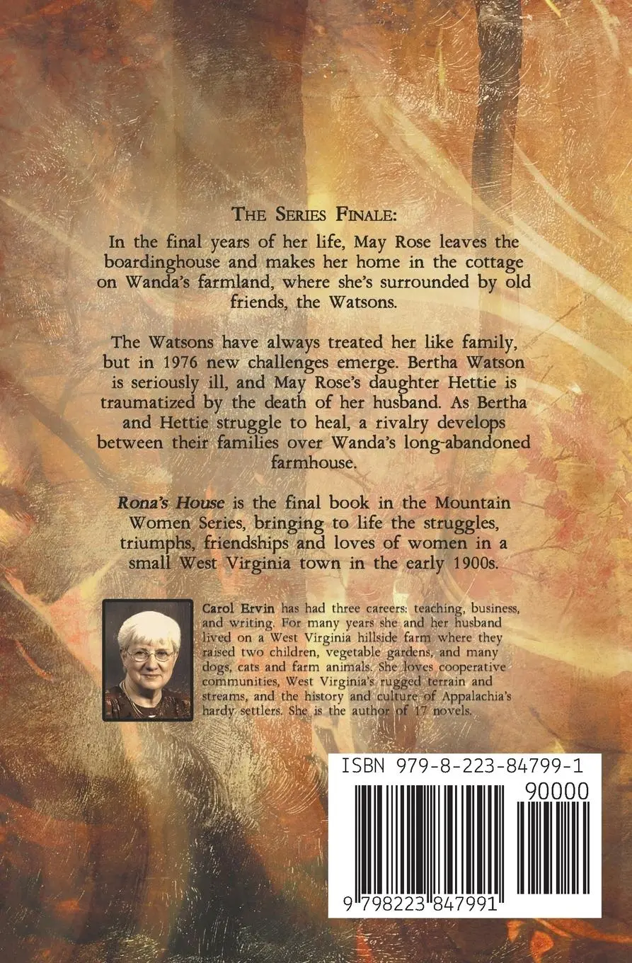 Rückseite: 9798223847991 | Rona's House | Carol Ervin | Taschenbuch | Englisch | 2021