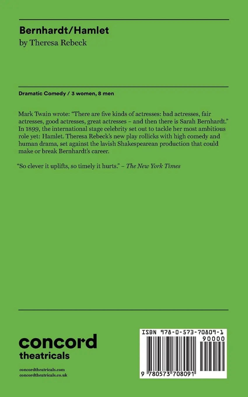 Rückseite: 9780573708091 | Bernhardt/Hamlet | Theresa Rebeck | Taschenbuch | Englisch | 2019
