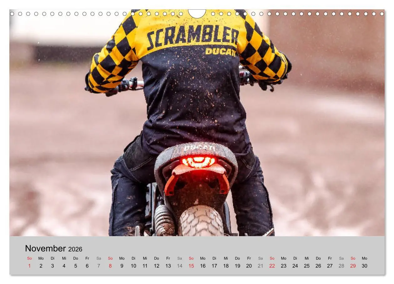 Bild: 9783457748091 | Scrambler Motorräder mit Stil (Wandkalender 2026 DIN A3 quer),...