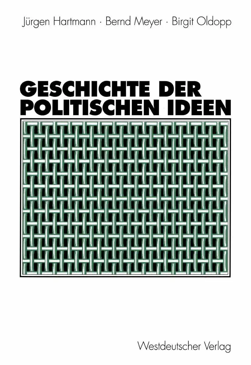 Cover: 9783531138091 | Geschichte der politischen Ideen | Jürgen Hartmann (u. a.) | Buch
