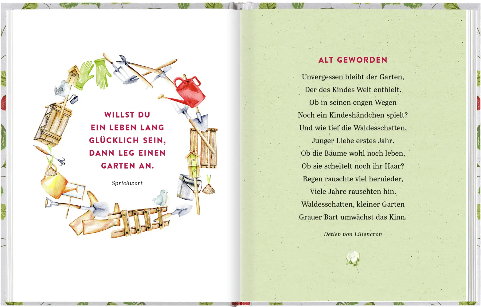 Bild: 9783629008091 | Gartenlust und Erdbeerglück | Die schönsten Sommergedanken | Verlag