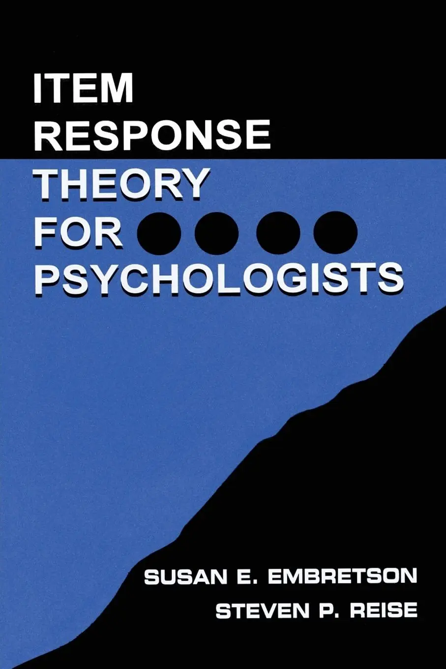 Cover: 9780805828191 | Item Response Theory for Psychologists | Susan E. Embretson (u. a.)