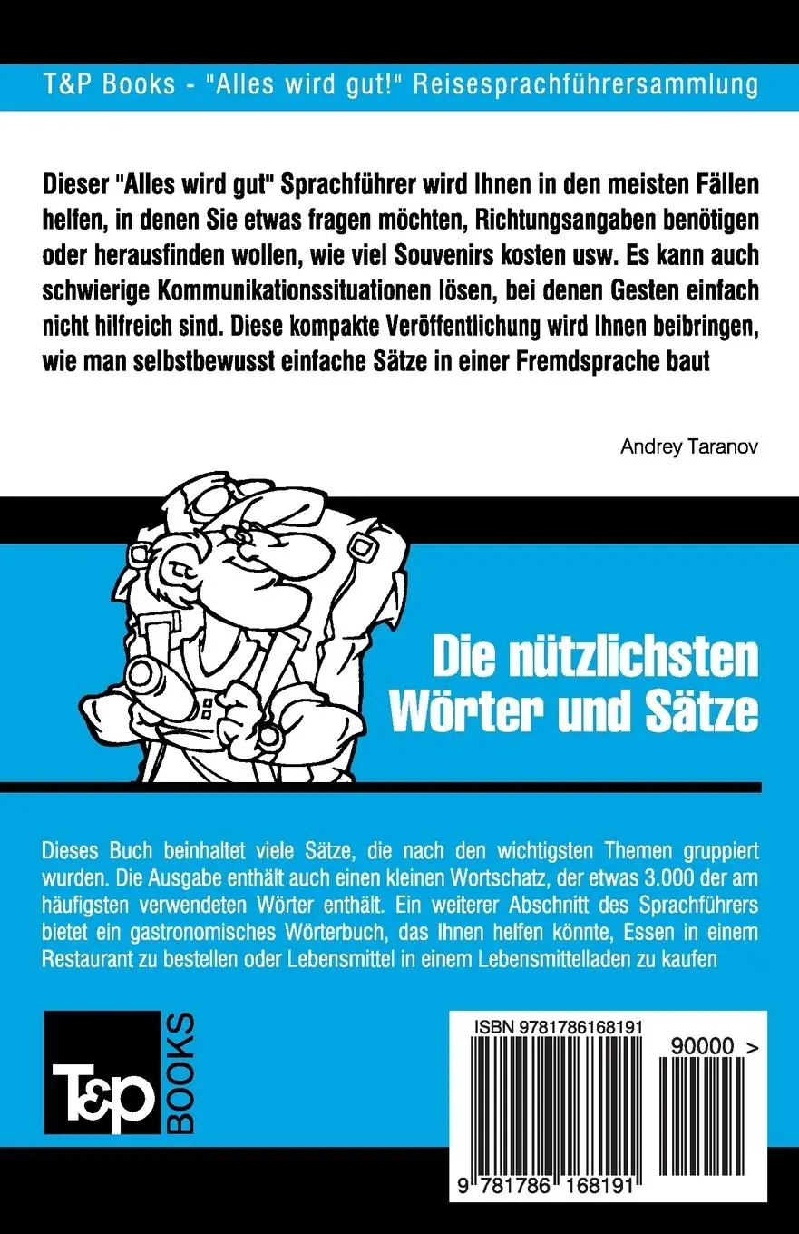 Rückseite: 9781786168191 | Sprachführer Deutsch-Tadschikisch und thematischer Wortschatz mit...