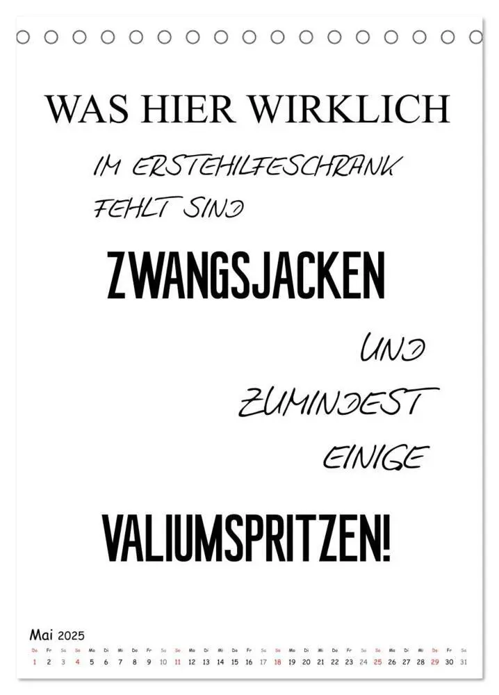 Bild: 9783435958191 | Typo-Kalender für das Büro. Gemeine und lustige Sprüche...