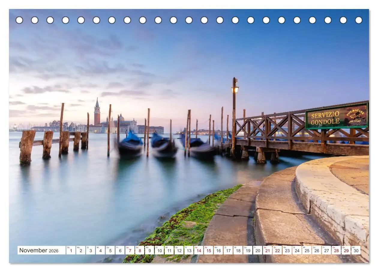 Bild: 9783457428191 | Venedig und Burano - Lagunenstadt und bunte Häuser (Tischkalender...