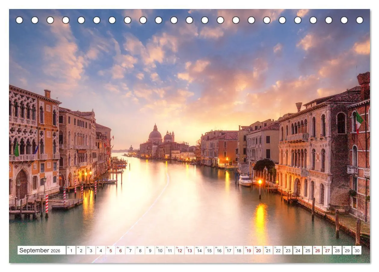Bild: 9783457428191 | Venedig und Burano - Lagunenstadt und bunte Häuser (Tischkalender...