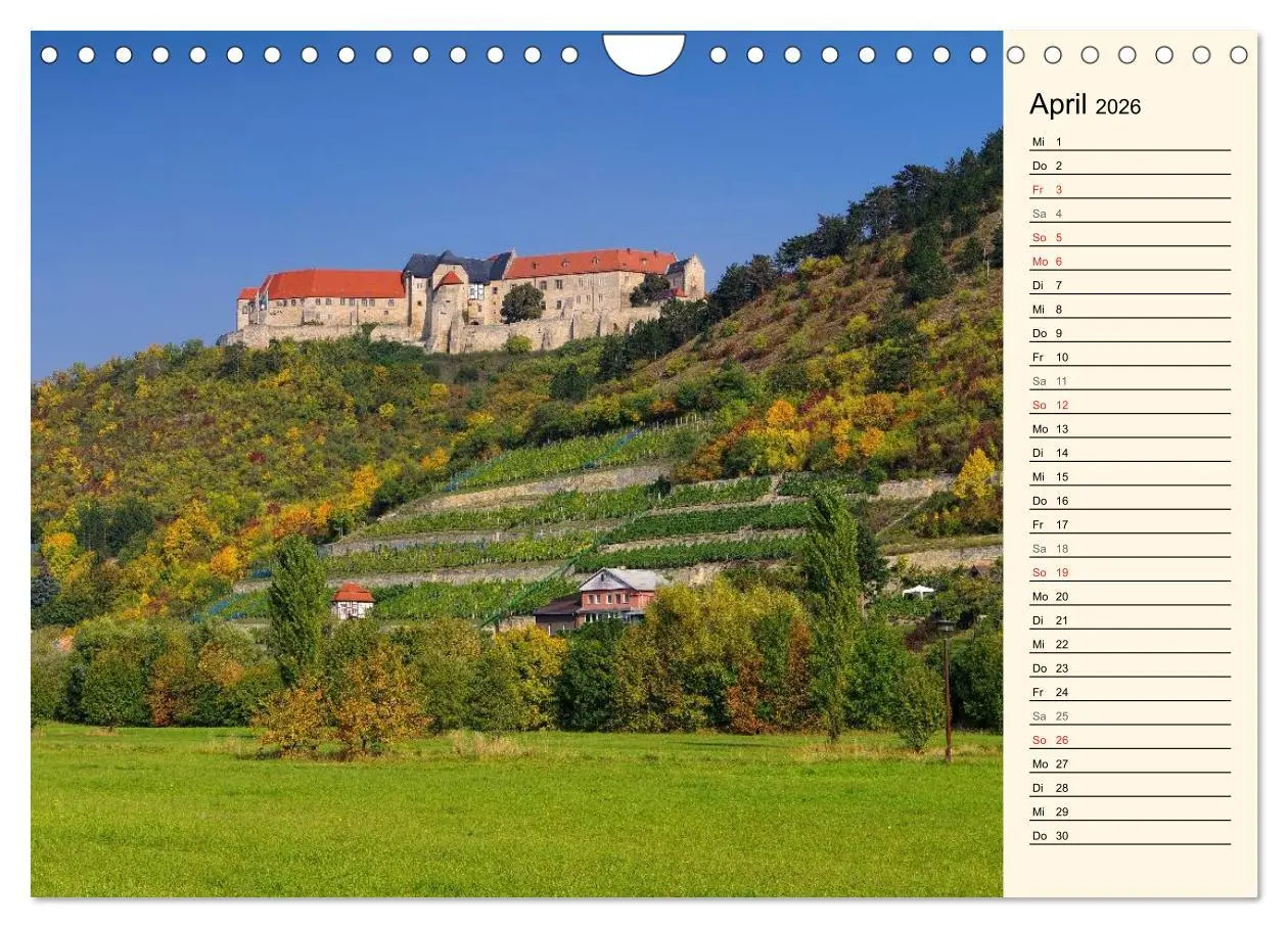 Bild: 9783457978191 | Saale-Unstrut - Region aus Wein und Stein (Wandkalender 2026 DIN A4...