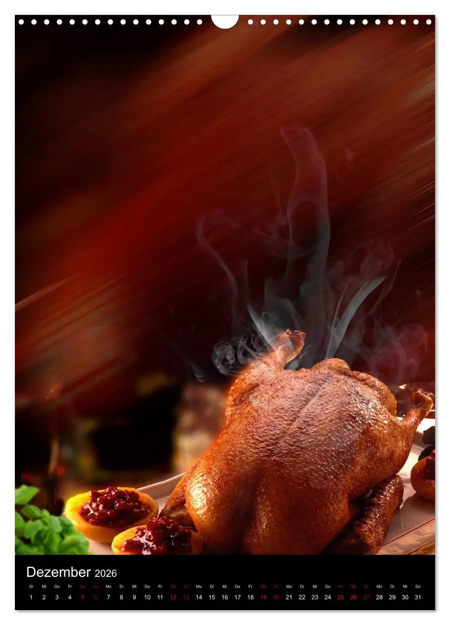 Bild: 9783516378191 | Fine Art Food (Wandkalender 2026 DIN A3 hoch), CALVENDO Monatskalender