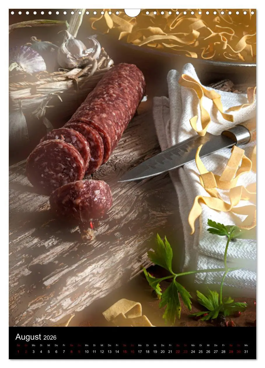 Bild: 9783516378191 | Fine Art Food (Wandkalender 2026 DIN A3 hoch), CALVENDO Monatskalender
