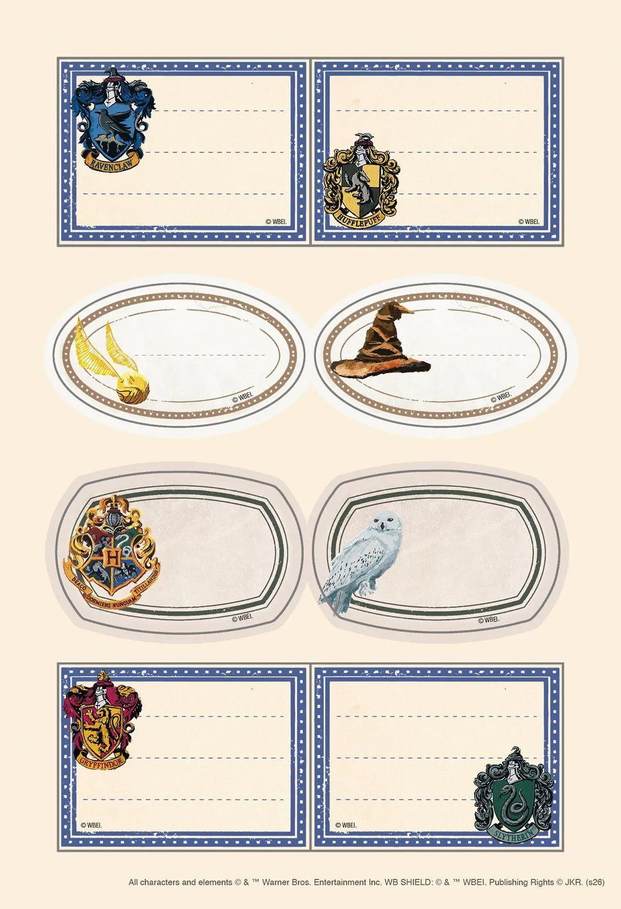 Bild: 9783833248191 | Harry Potter: Der offizielle Sticker- und Malblock | Panini | Buch