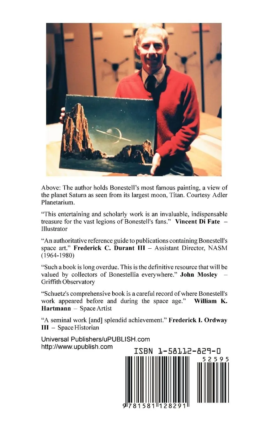 Rückseite: 9781581128291 | A Chesley Bonestell Space Art Chronology | Melvin H. Schuetz | Buch