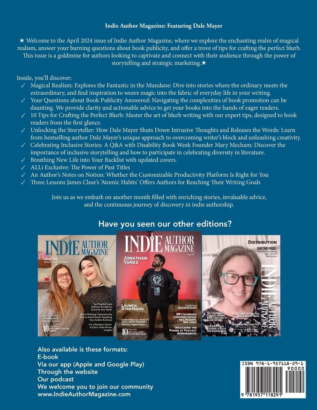 Rückseite: 9781957118291 | Indie Author Magazine Featuring Dale Mayer | Chelle Honiker (u. a.)
