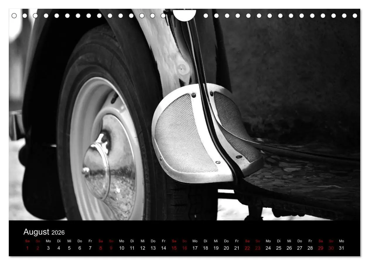Bild: 9783457898291 | Citroën 11 CV Traction Avant in schwarzweiss (Wandkalender 2026 DIN...