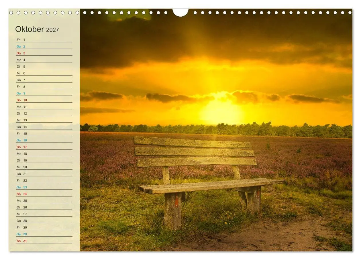 Bild: 9783569528291 | Die Heideblüte (Wandkalender 2027 DIN A3 quer), CALVENDO...