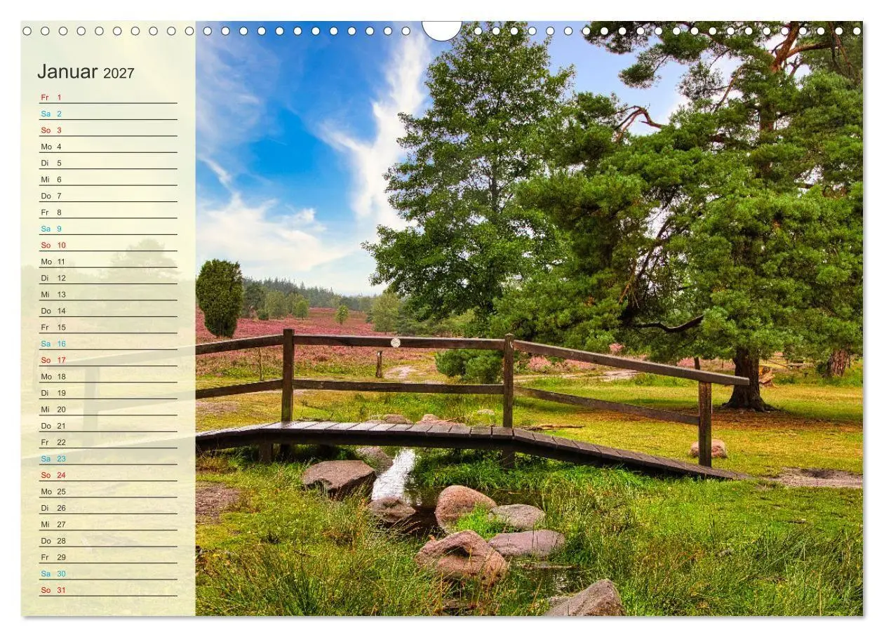 Bild: 9783569528291 | Die Heideblüte (Wandkalender 2027 DIN A3 quer), CALVENDO...