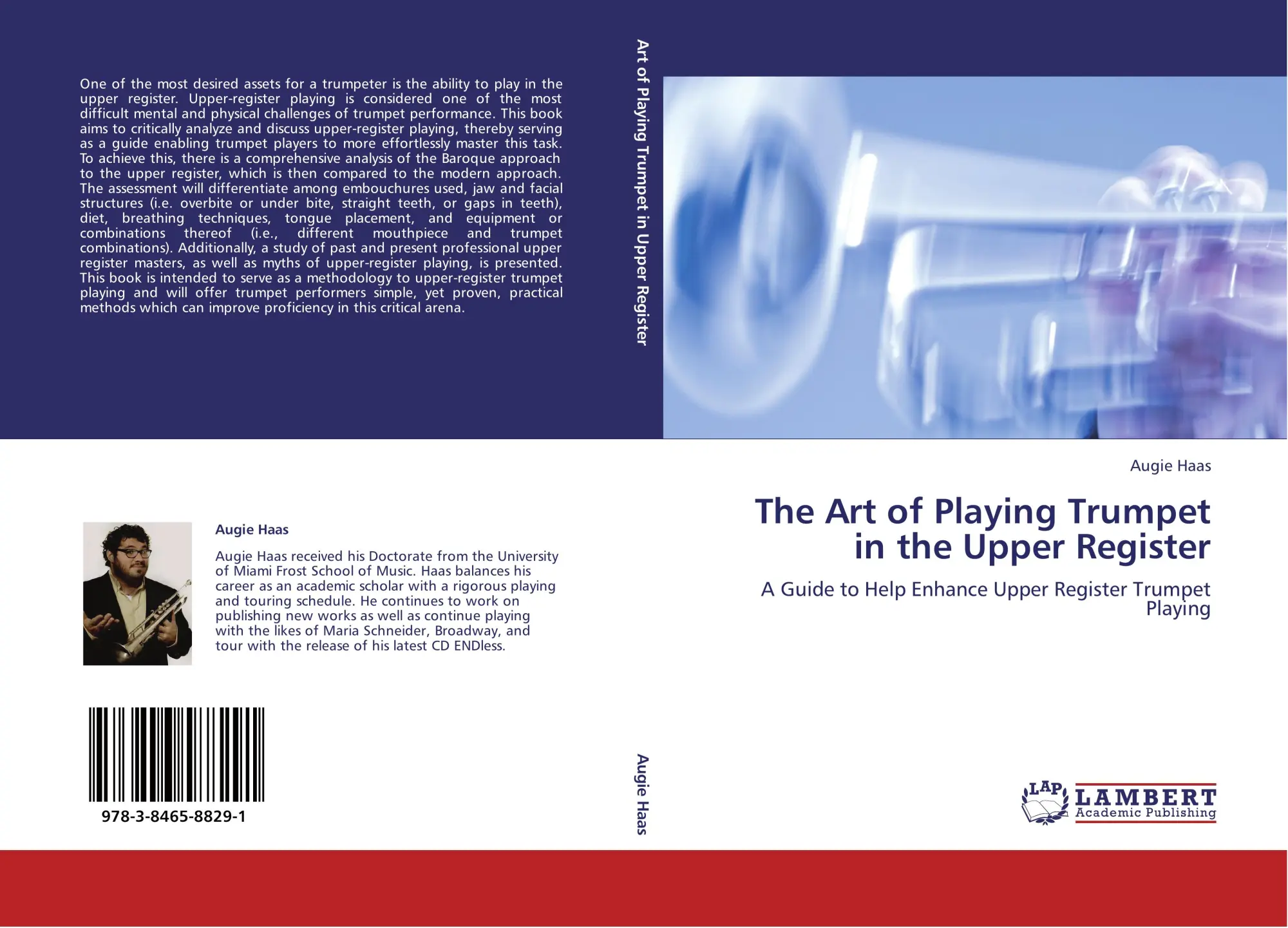 Cover: 9783846588291 | The Art of Playing Trumpet in the Upper Register | Augie Haas | Buch